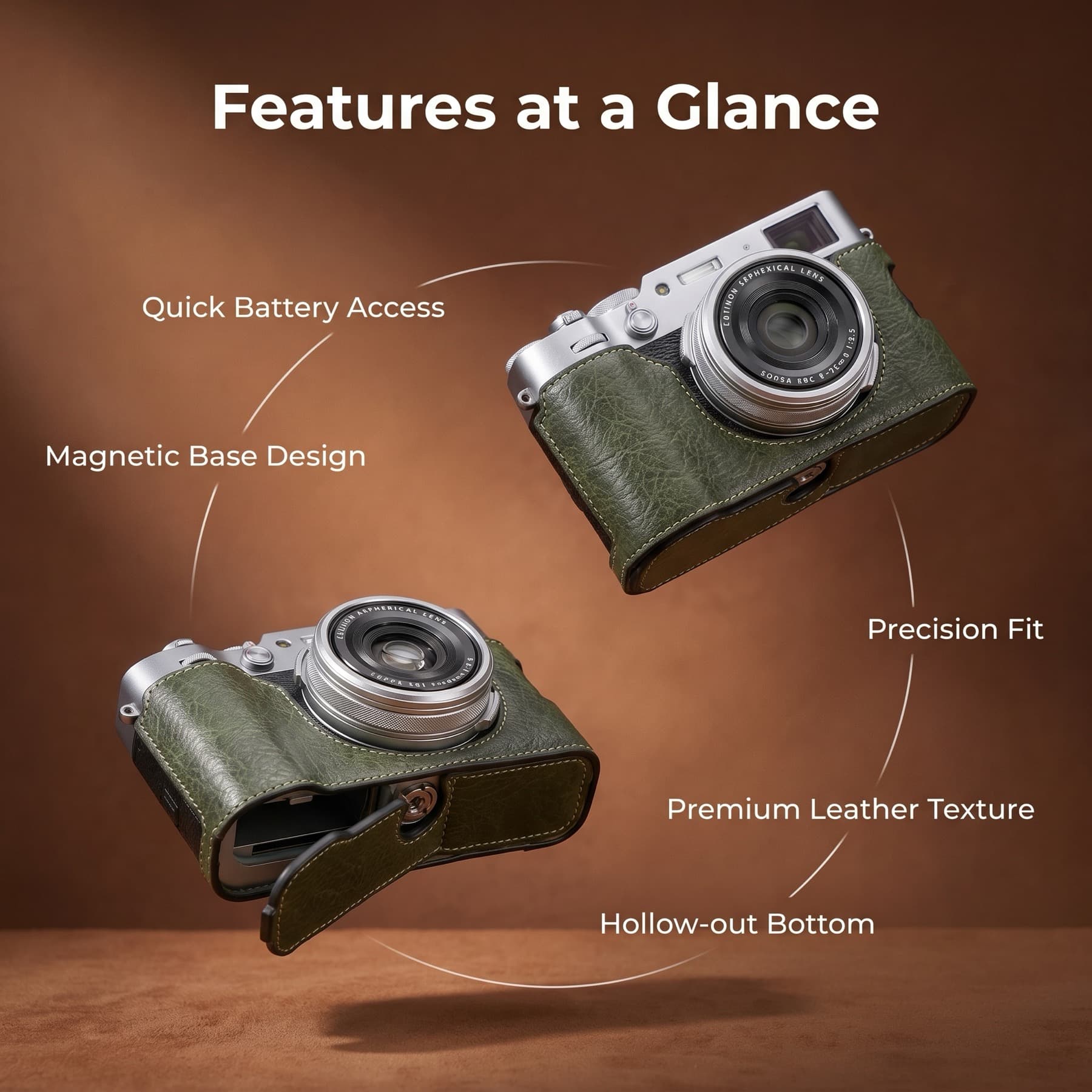 Leather Half Case for Fujifilm X100VI